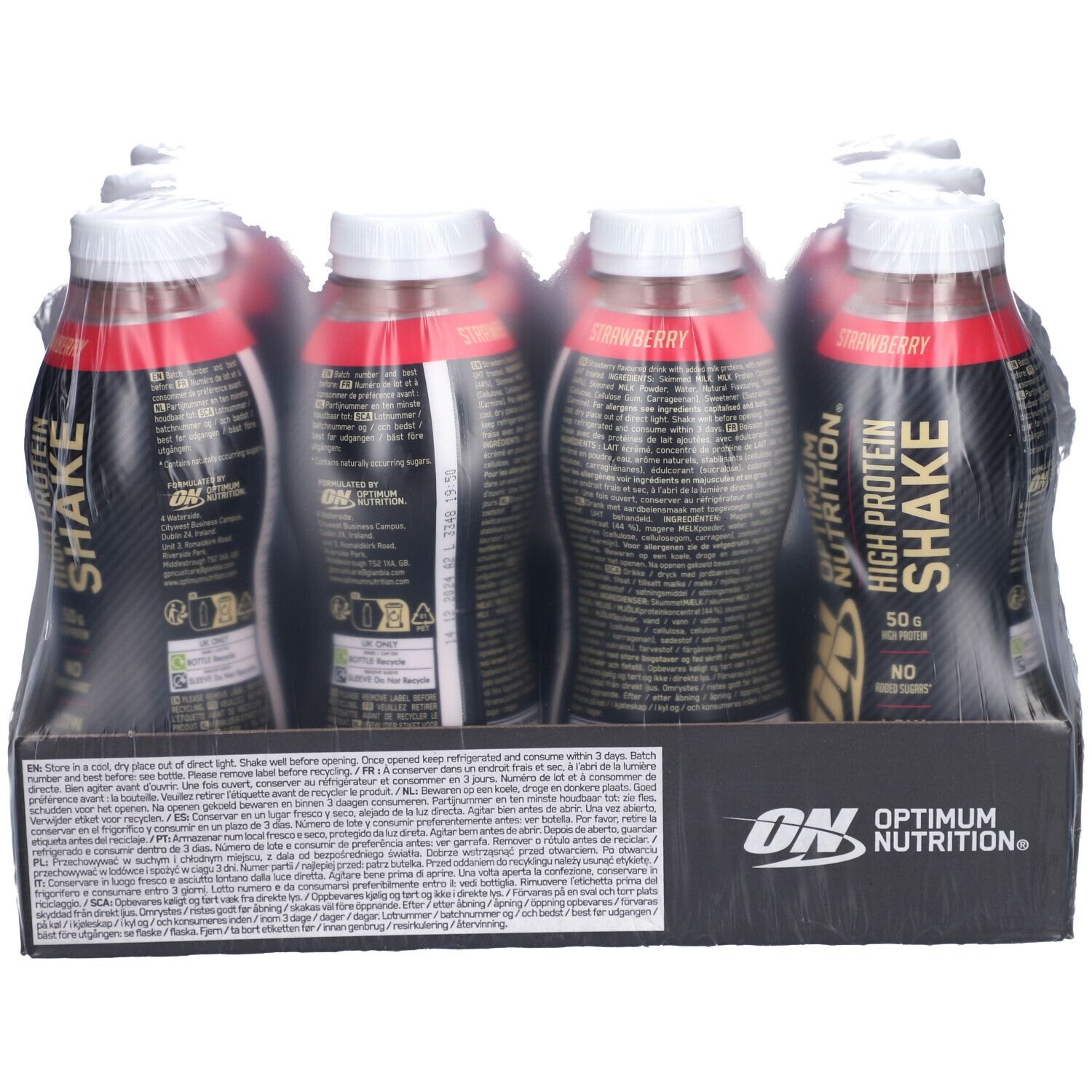 Optimum Nutrition HIGH PROTEIN SHAKE Strawberry