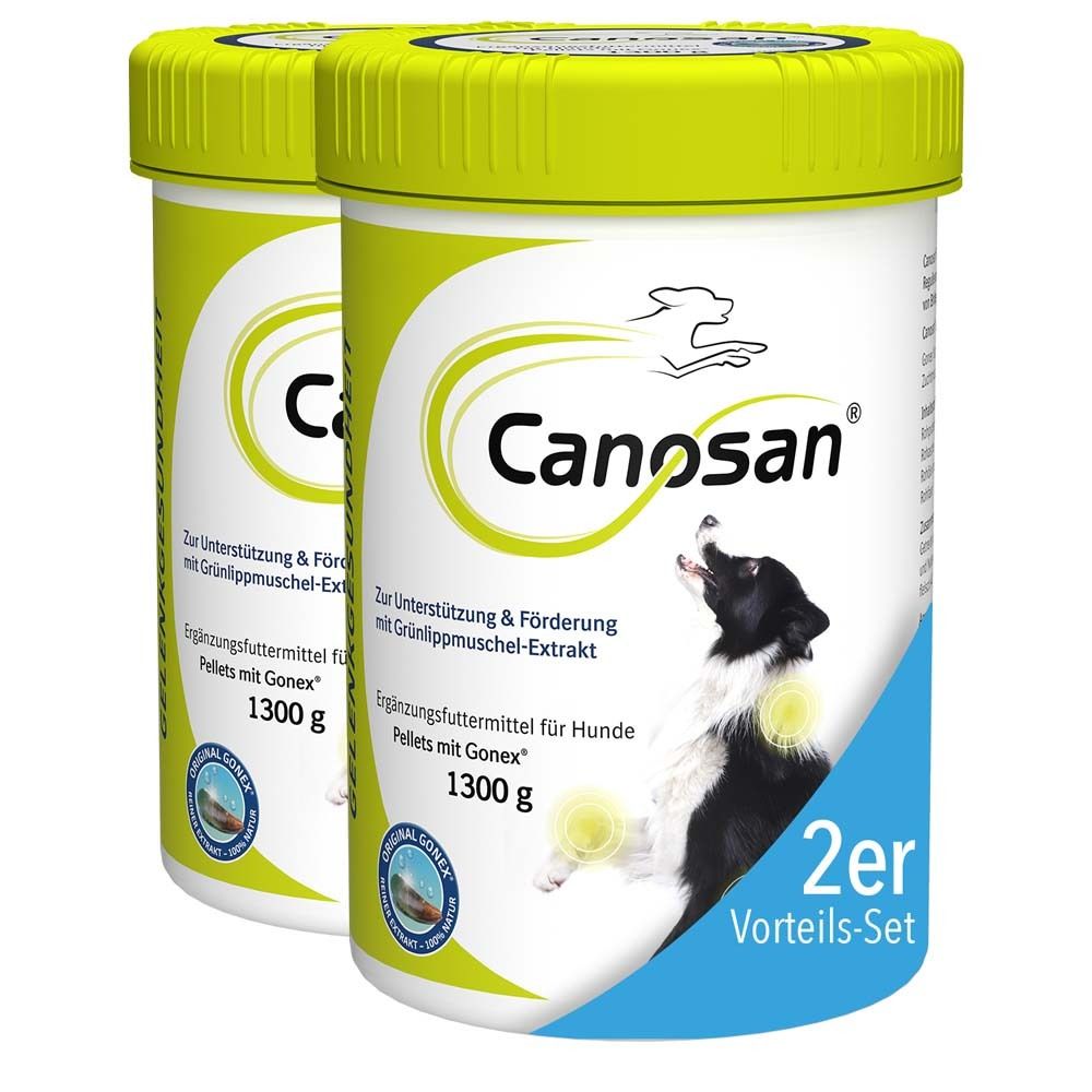 Canosan® Pellets bei Gelenkproblemen Hund mit Grünlippmuschel-Extrakt Gonex®