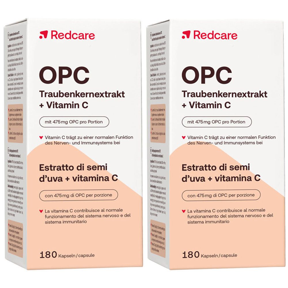 Redcare OPC Traubenkernextrakt + Vitamin C