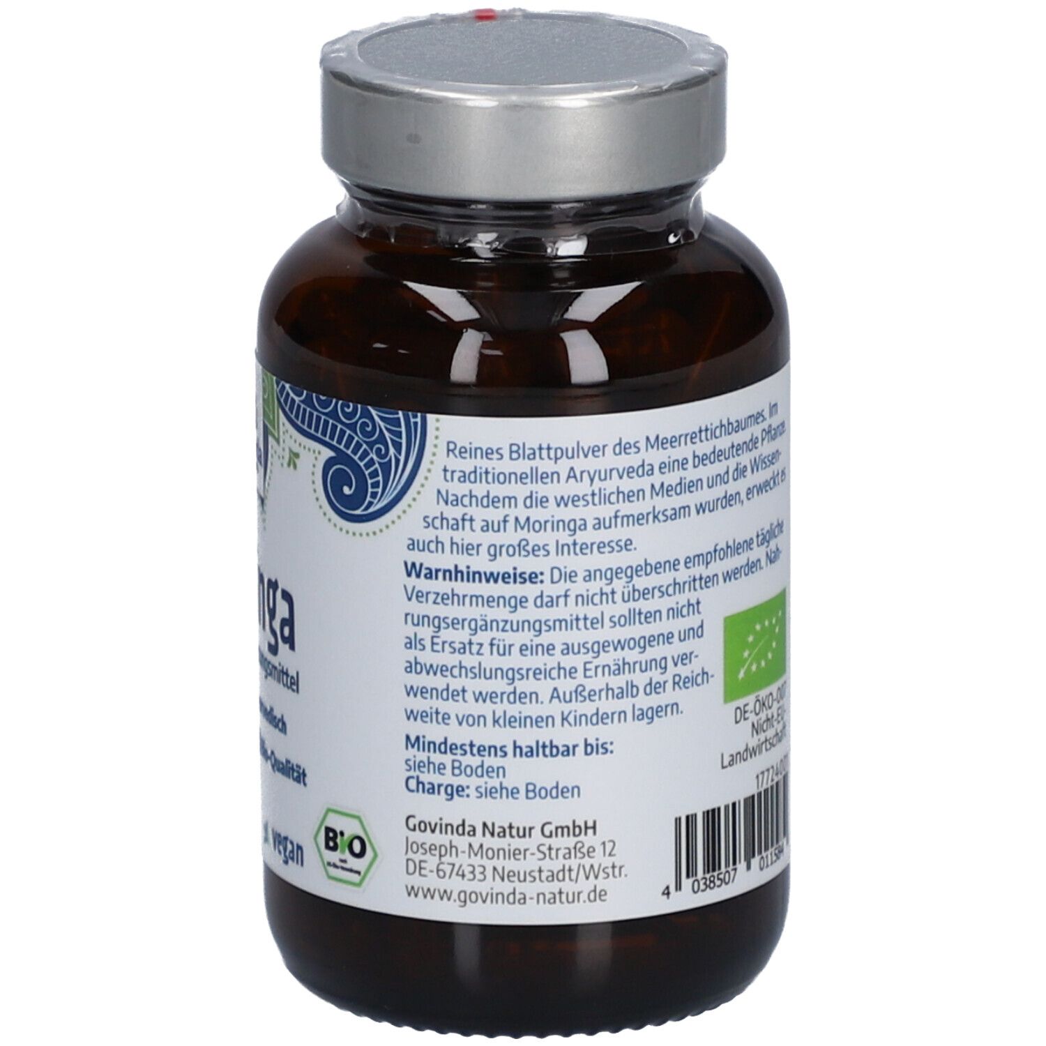 Govinda Moringa Kapseln – Bio & Fair Trade