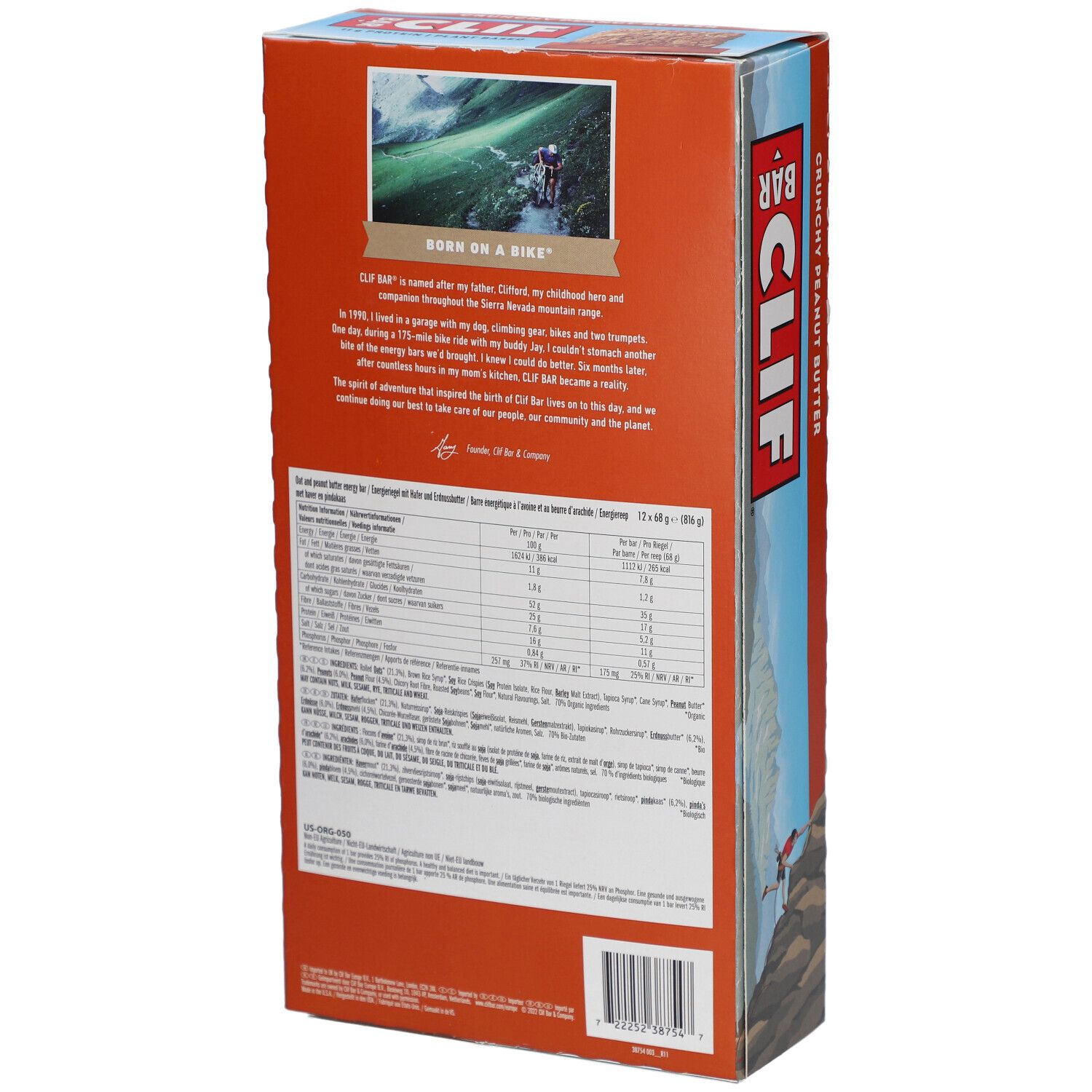 Clif Bar Crunchy Erdnussbutter