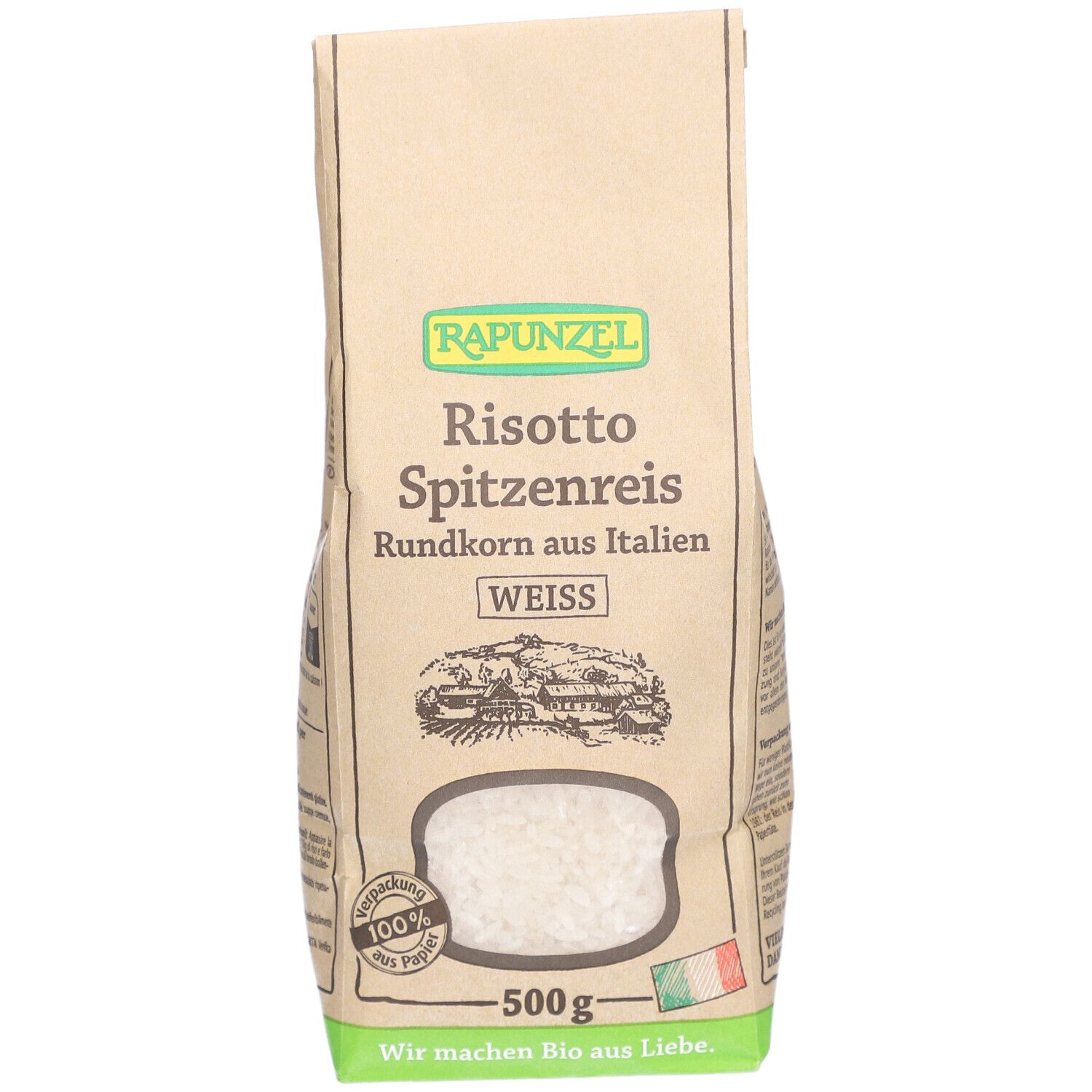 Rapunzel Risotto Rundkorn Spitzenreis "Ribe" weiß