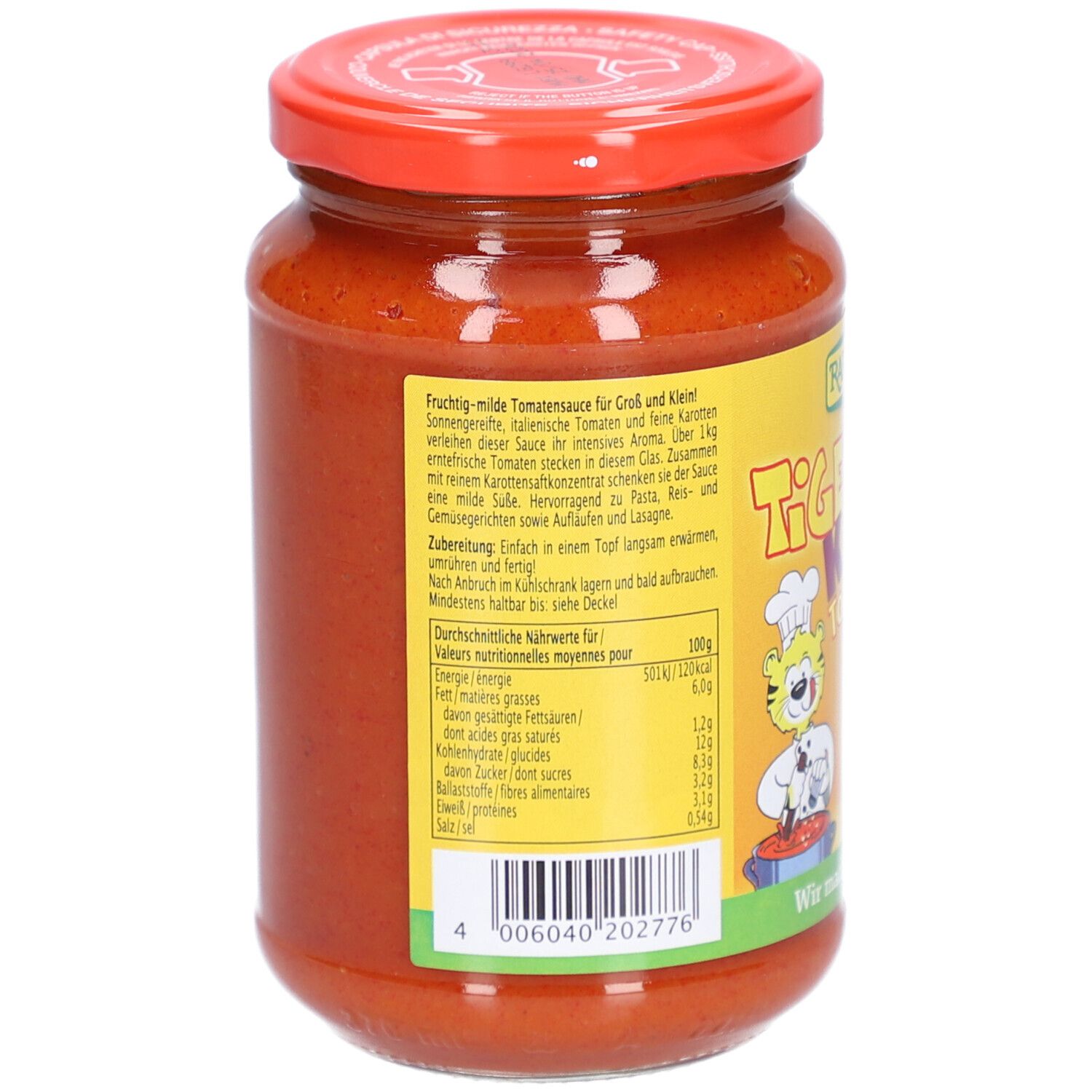 Rapunzel Tomatensauce Tiger