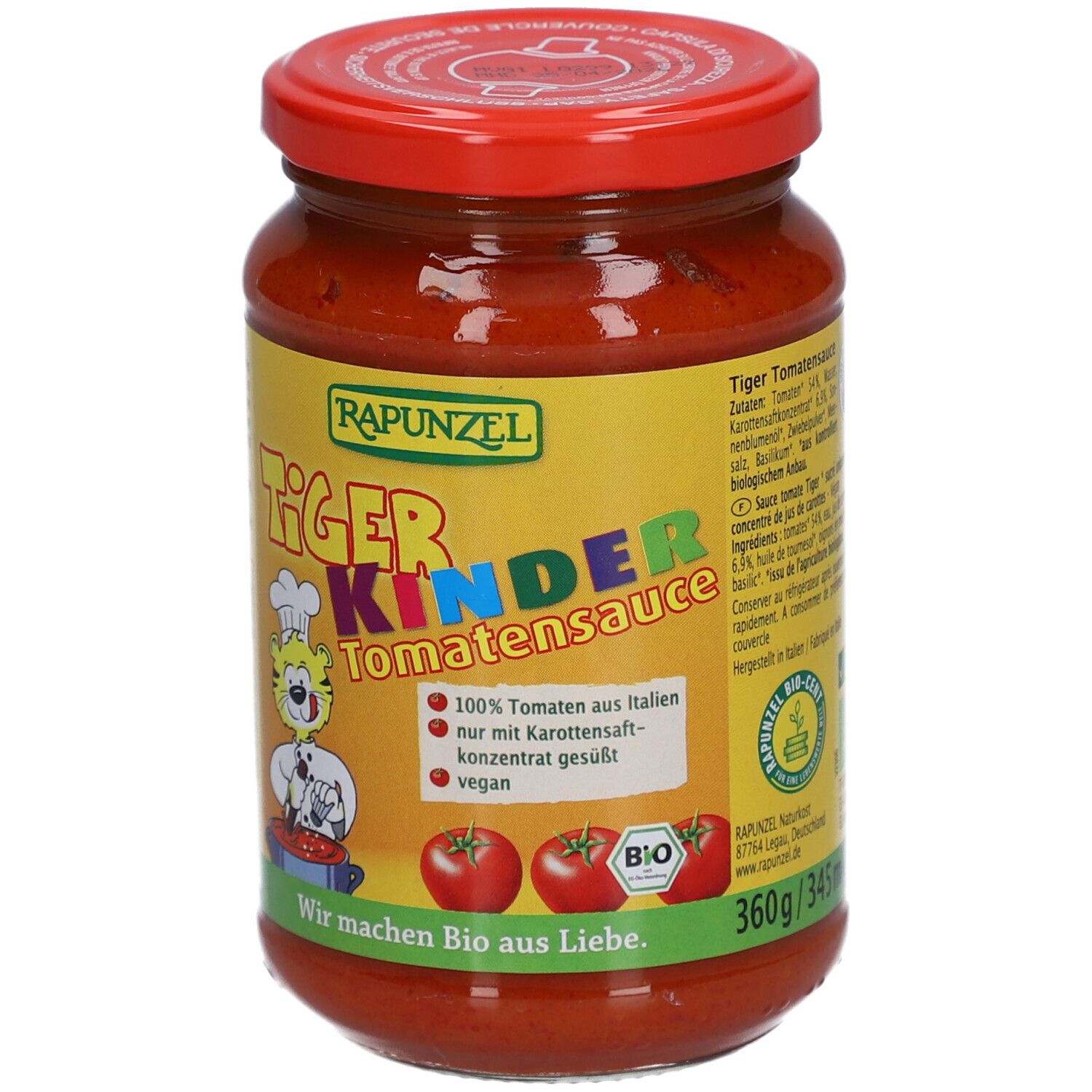 Rapunzel Tomatensauce Tiger