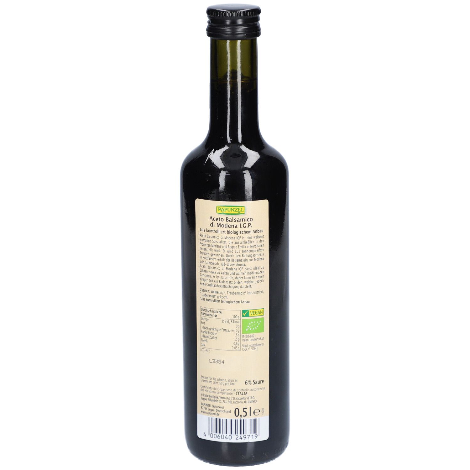 Rapunzel Aceto Balsamico di Modena I.G.P. Rustico