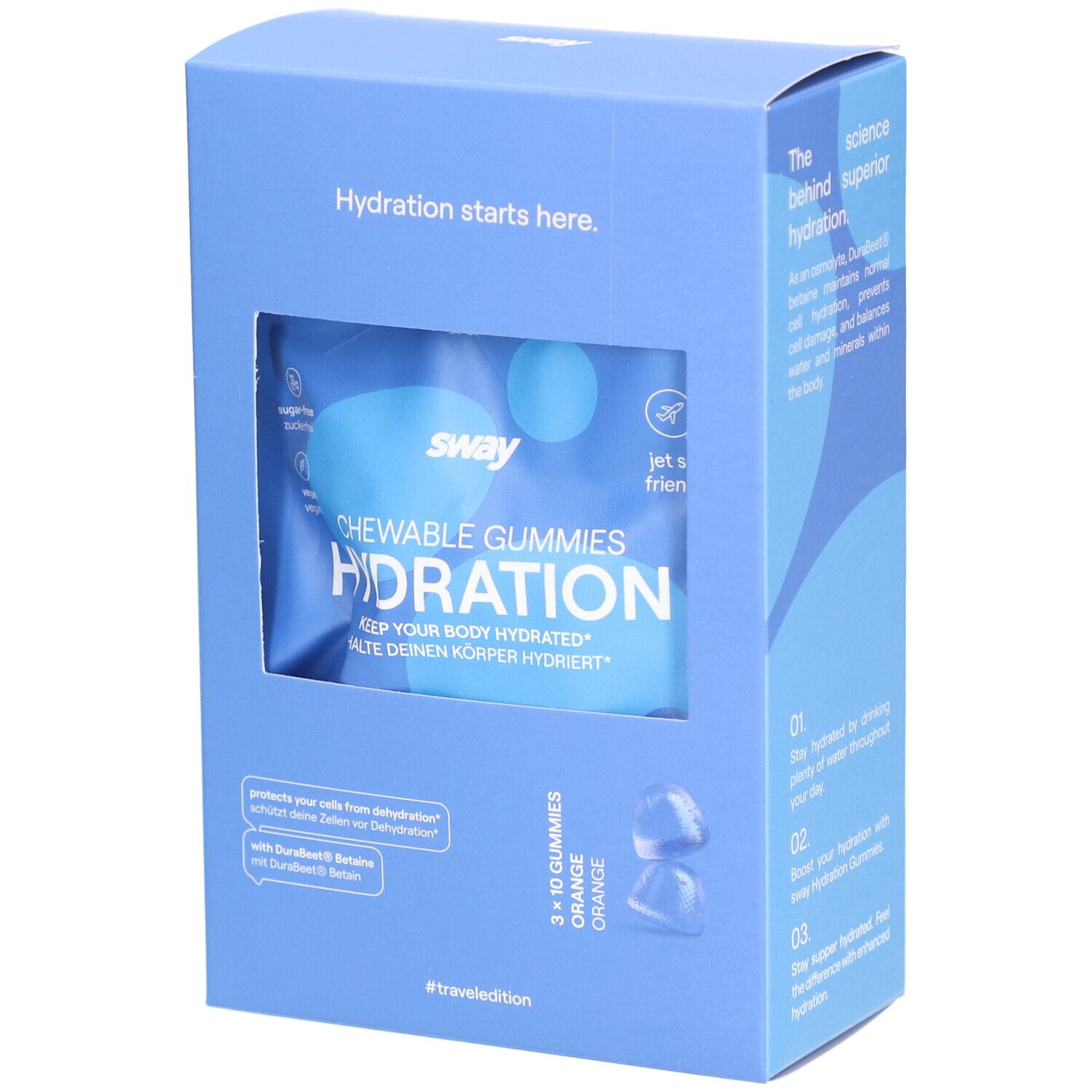sway Hydration - Kaugummies mit Orangengeschmack