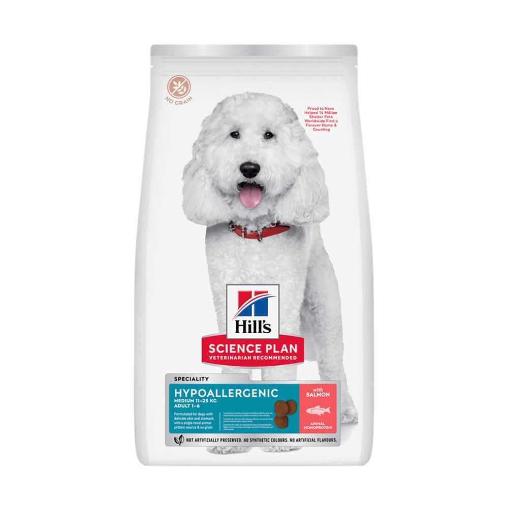 Hill's Science Plan Hypoallergenic Medium Adult Hundefutter mit Lachs