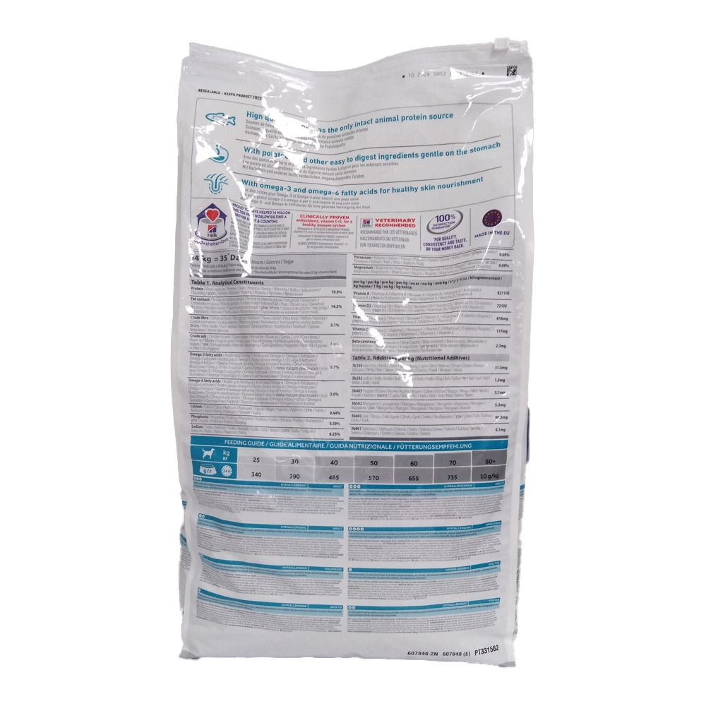 Hill's Science Plan Hypoallergenic Large Breed Adult Hundefutter mit Lachs