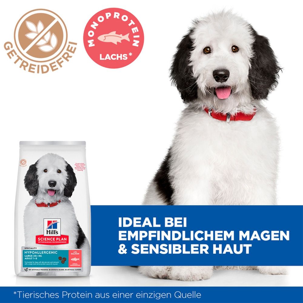 Hill's Science Plan Hypoallergenic Large Breed Adult Hundefutter mit Lachs