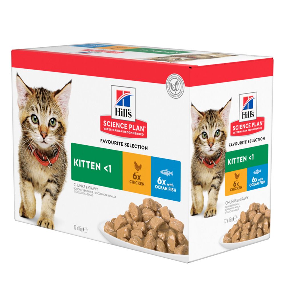 Hill's Science Plan Kitten Nassfutter mit Huhn - Frischebeutel