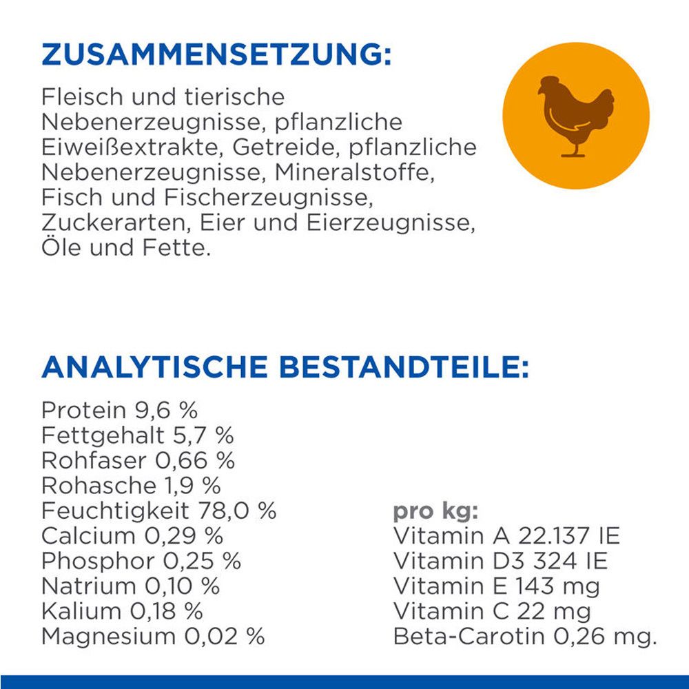 Hill's Science Plan Kitten Nassfutter mit Huhn - Frischebeutel