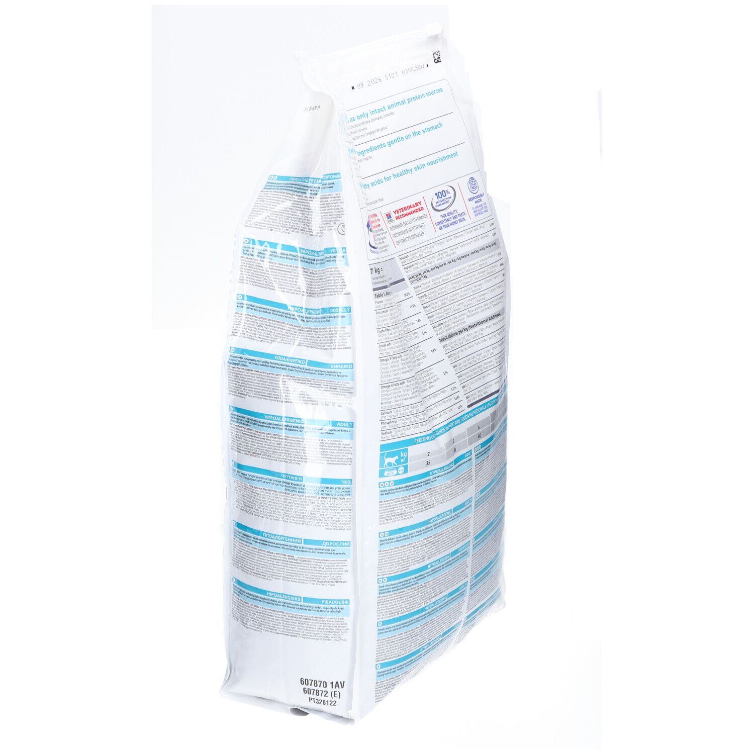 Hill's Science Plan Hypoallergenic Katzenfutter mit Ei und Insektenprotein