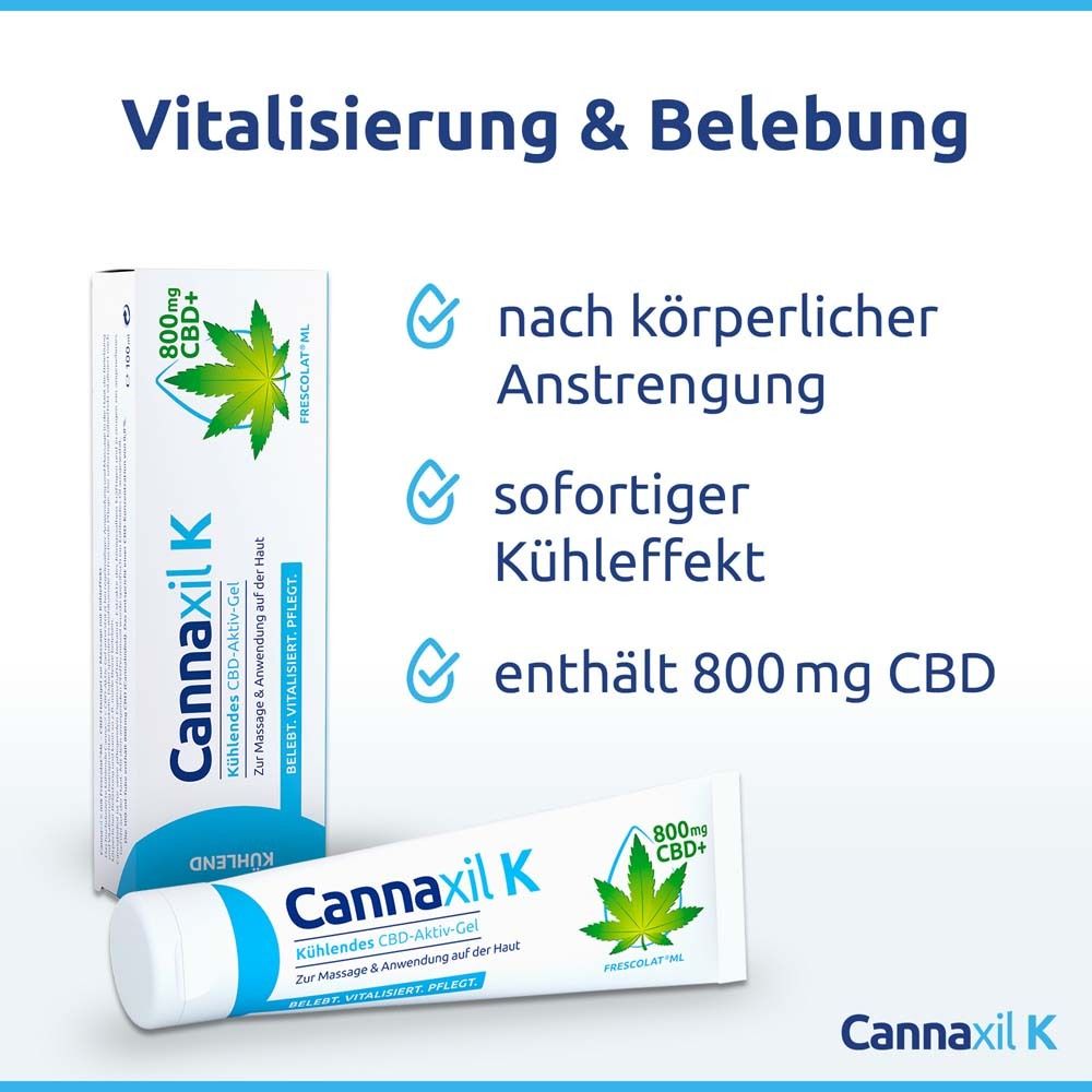 Cannaren W Wärmendes CBD-Gel + Cannaxil K Kühlendes CBD-Gel