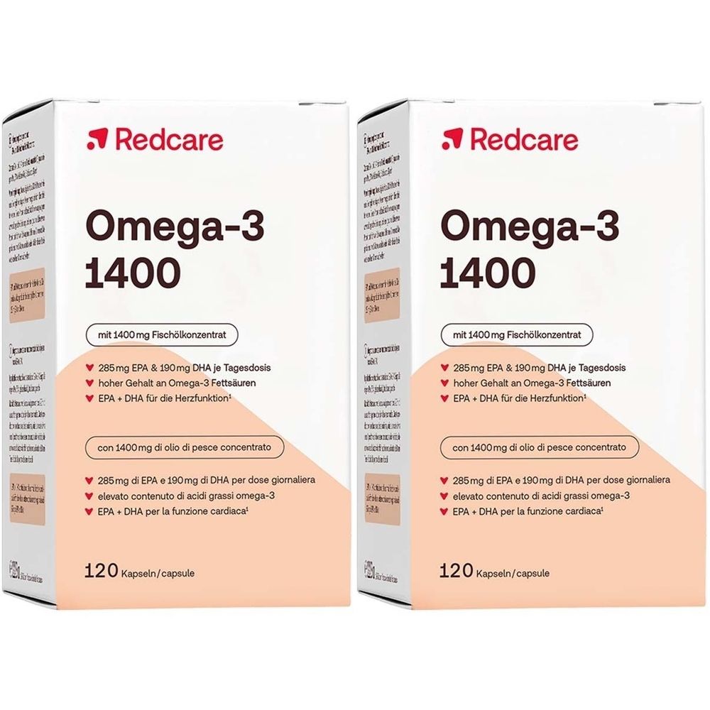 Redcare Omega-3 1400 Kapseln