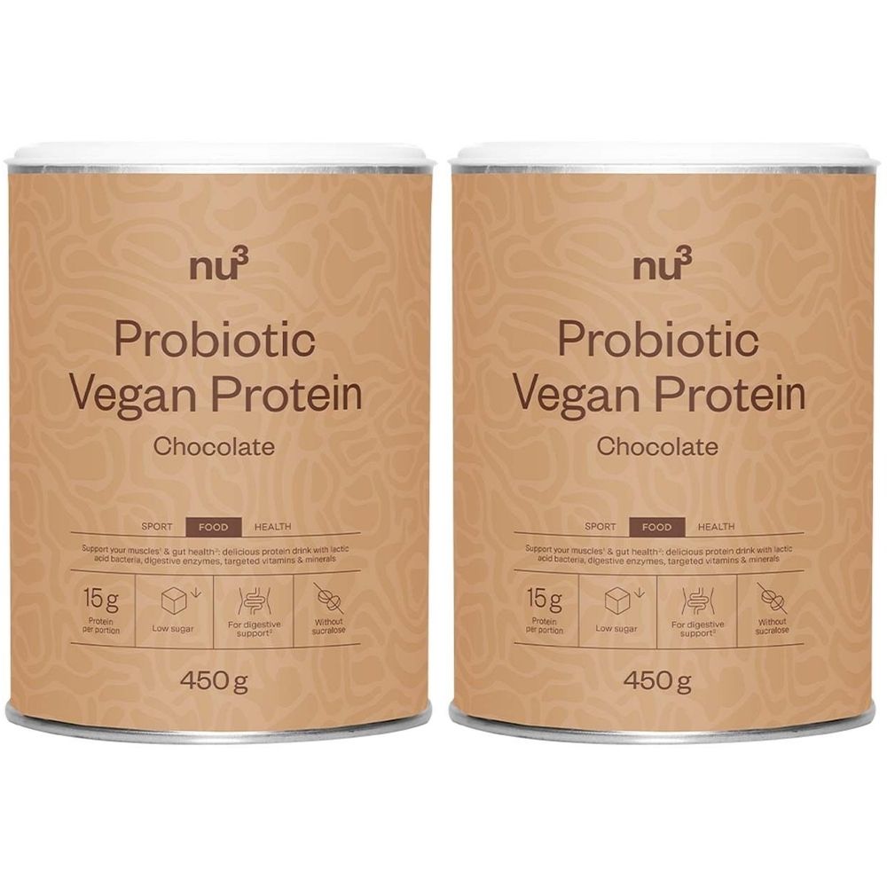 nu3 Probiotic Vegan Protein Chocolate