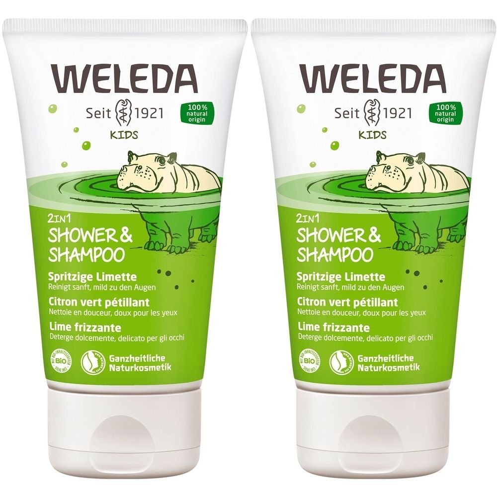 Weleda Kids 2in1 Shower & Shampoo Spritzige Limette