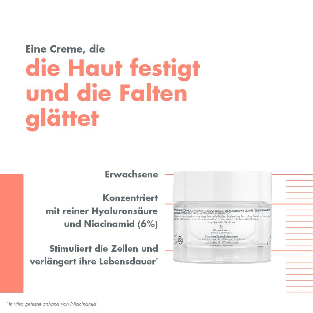 Avène Hyaluron Activ B3 Multi-intensive Nachtcreme - Anti-Aging Pflege mit Niacinamid