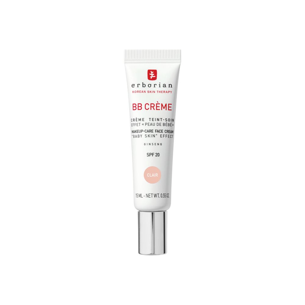 Erborian BB Creme Clair Tube mit silbernem Verschluss, SPF 20.