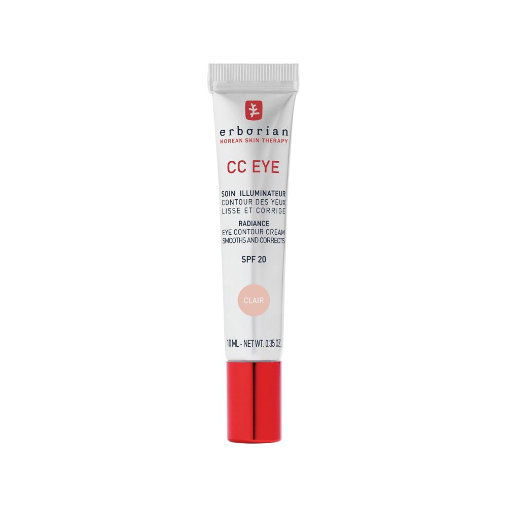Erborian CC Eye Clair Tube mit rotem Verschluss und SPF 20.
