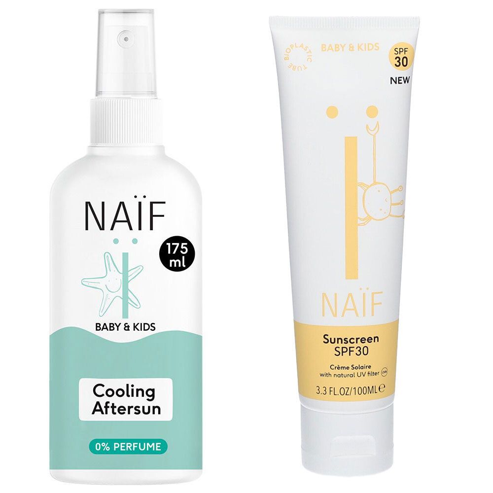 NAÏF® Baby & Kids Sonnencreme LSF 30 + Aftersun Spray