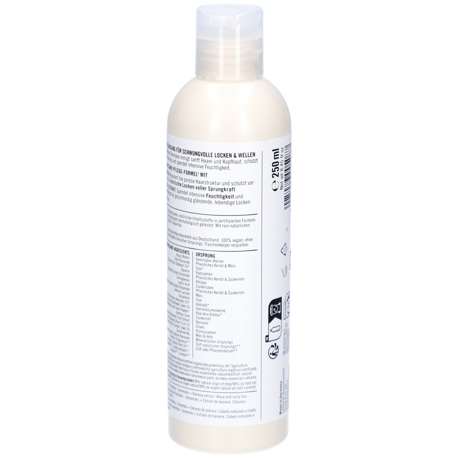 SANTE® Perfect Curls Shampoo mit Ceramiden & Bananen-Extrakt