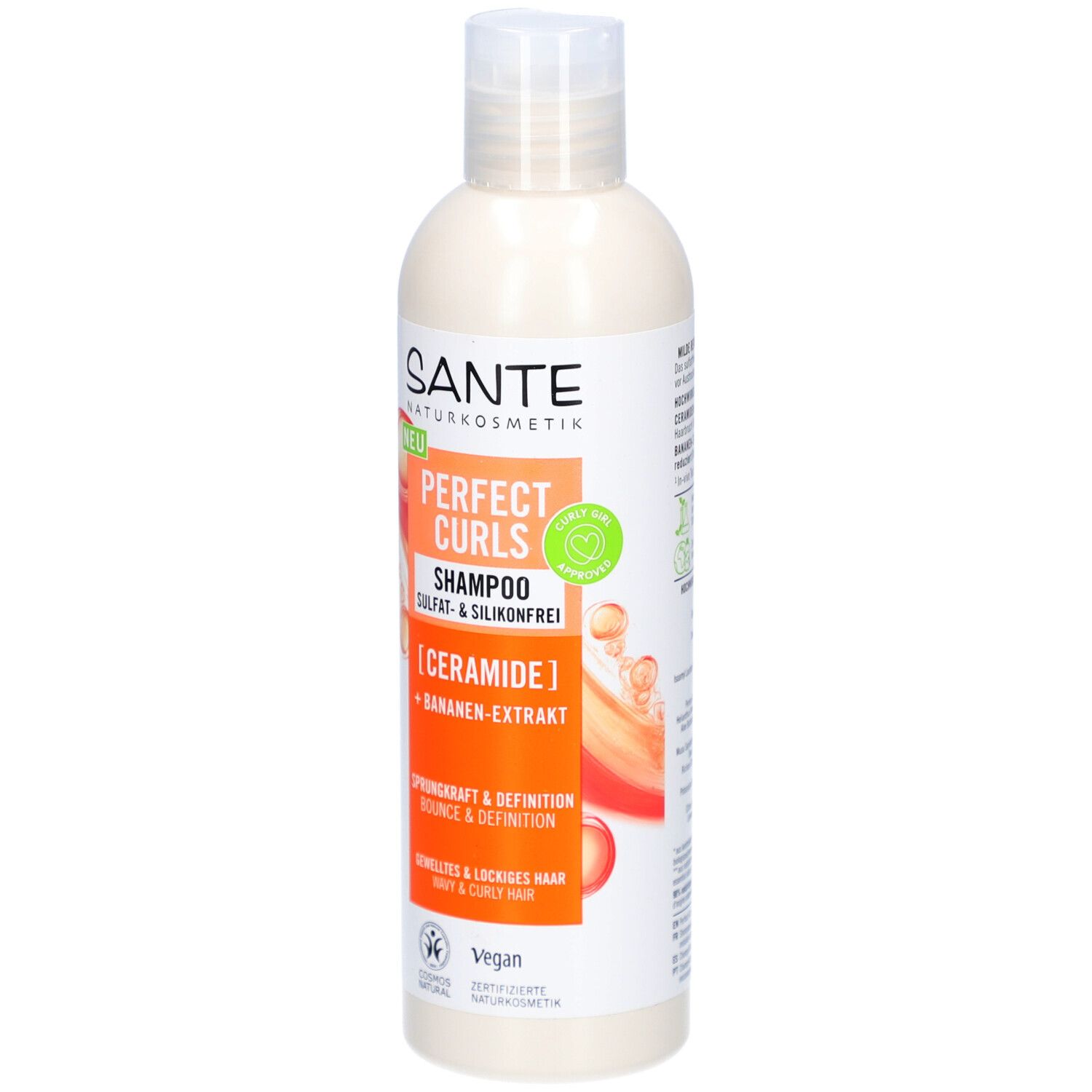 SANTE® Perfect Curls Shampoo mit Ceramiden & Bananen-Extrakt