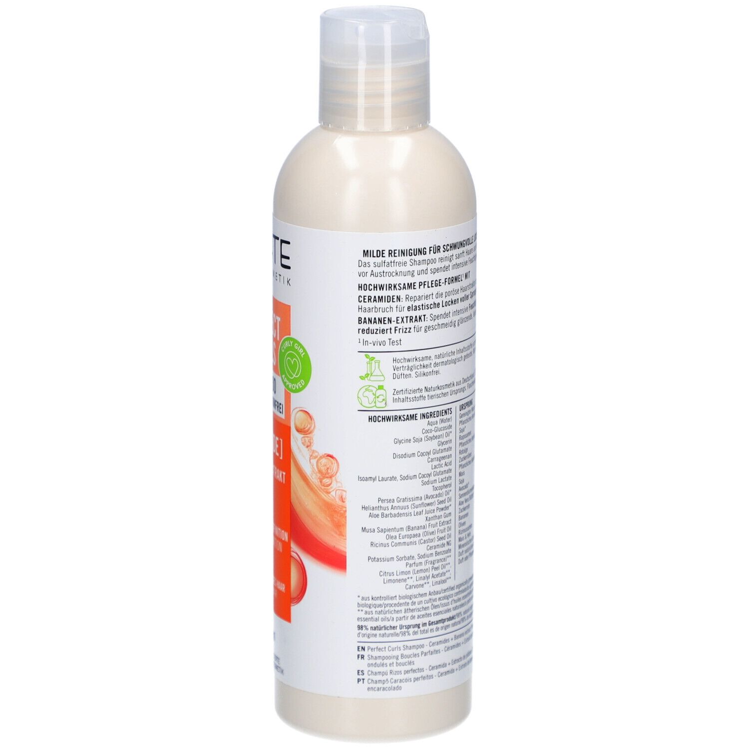 SANTE® Perfect Curls Shampoo mit Ceramiden & Bananen-Extrakt