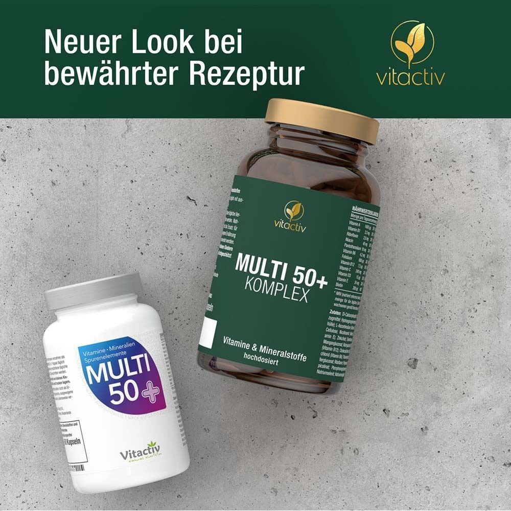 Vitactiv MULTI 50+ Vitamin- & Mineralstoff-Komplex