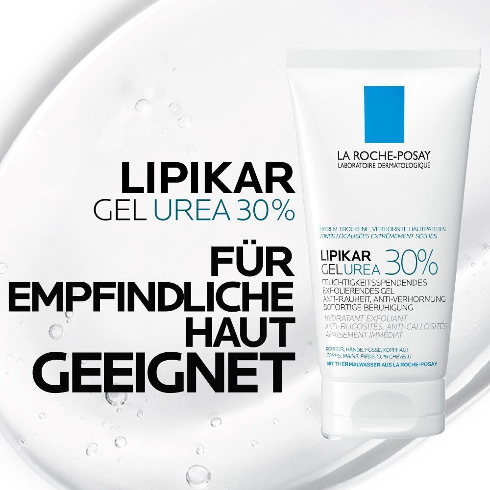 La Roche-Posay Lipikar Gel Urea 30% Tube. Geeignet für empfindliche Haut.