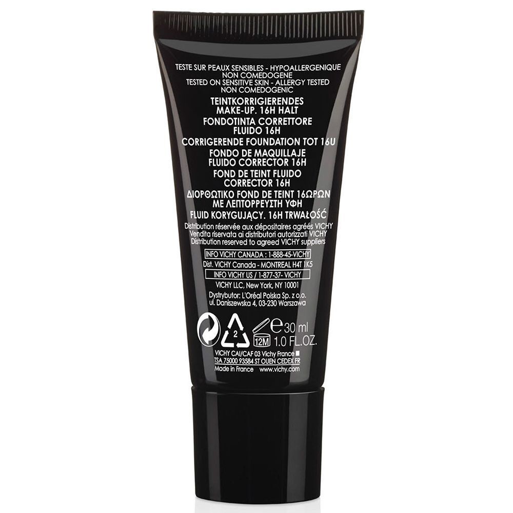 Schwarze Tube mit Produktinformationen. Text auf Englisch, Französisch, Deutsch, Italienisch, Griechisch und Polnisch.