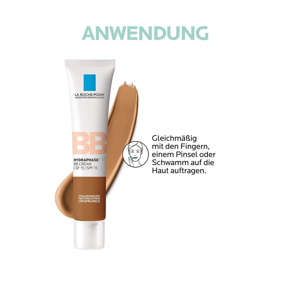 Tube BB Cream Dunkel mit Farbstrich. Anwendung: Mit Finger, Pinsel oder Schwamm auftragen.