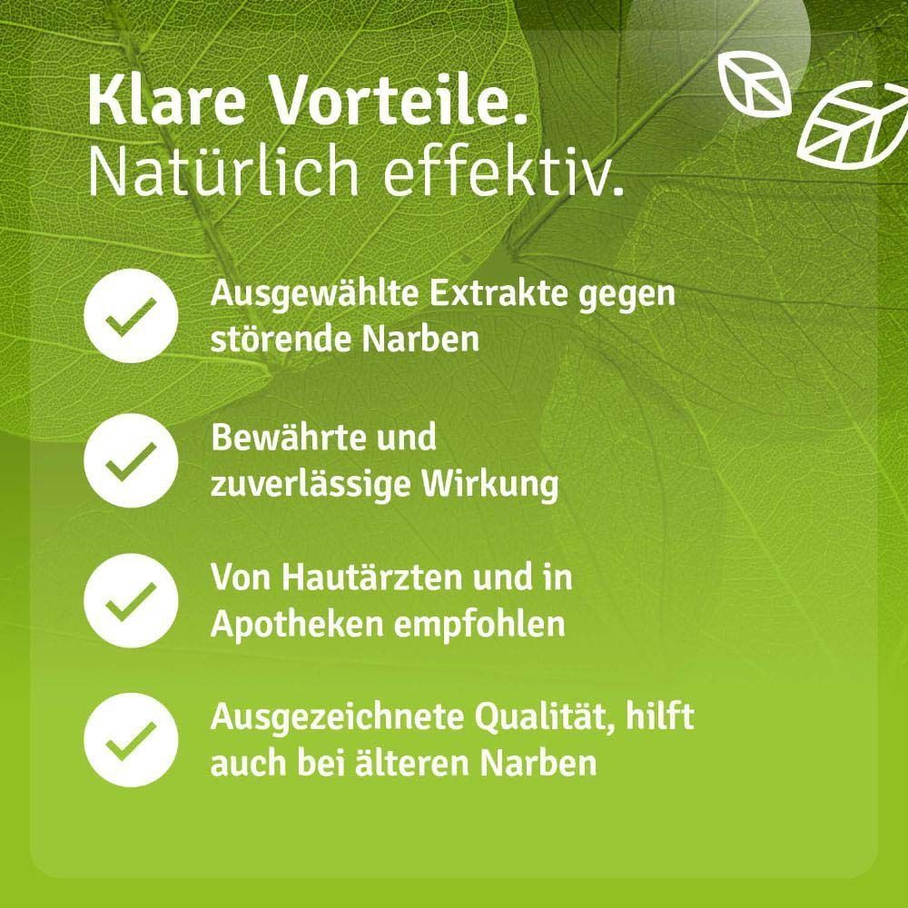 Vorteile von Narbenpflegeöl Repair & Protect: Ausgewählte Extrakte, zuverlässige Wirkung, empfohlen von Hautärzten, ausgezeichnete Qualität.