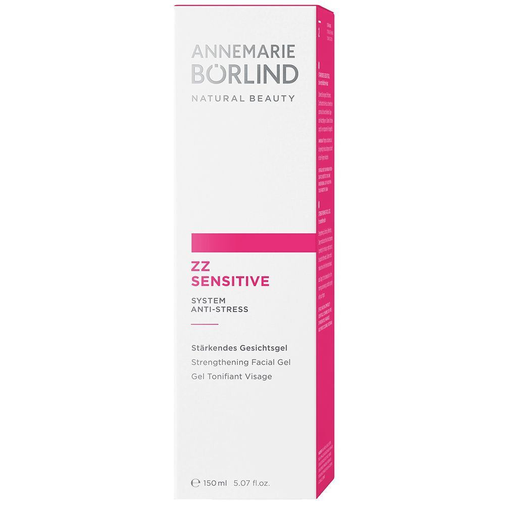 Verkaufsverpackung ANNEMARIE BÖRLIND ZZ SENSITIVE Stärkendes Gesichtsgel.