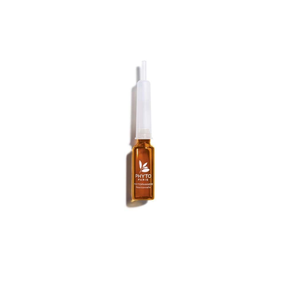 Eine einzelne Ampulle des Haarpflegeprodukts PHYTOPHANERE.