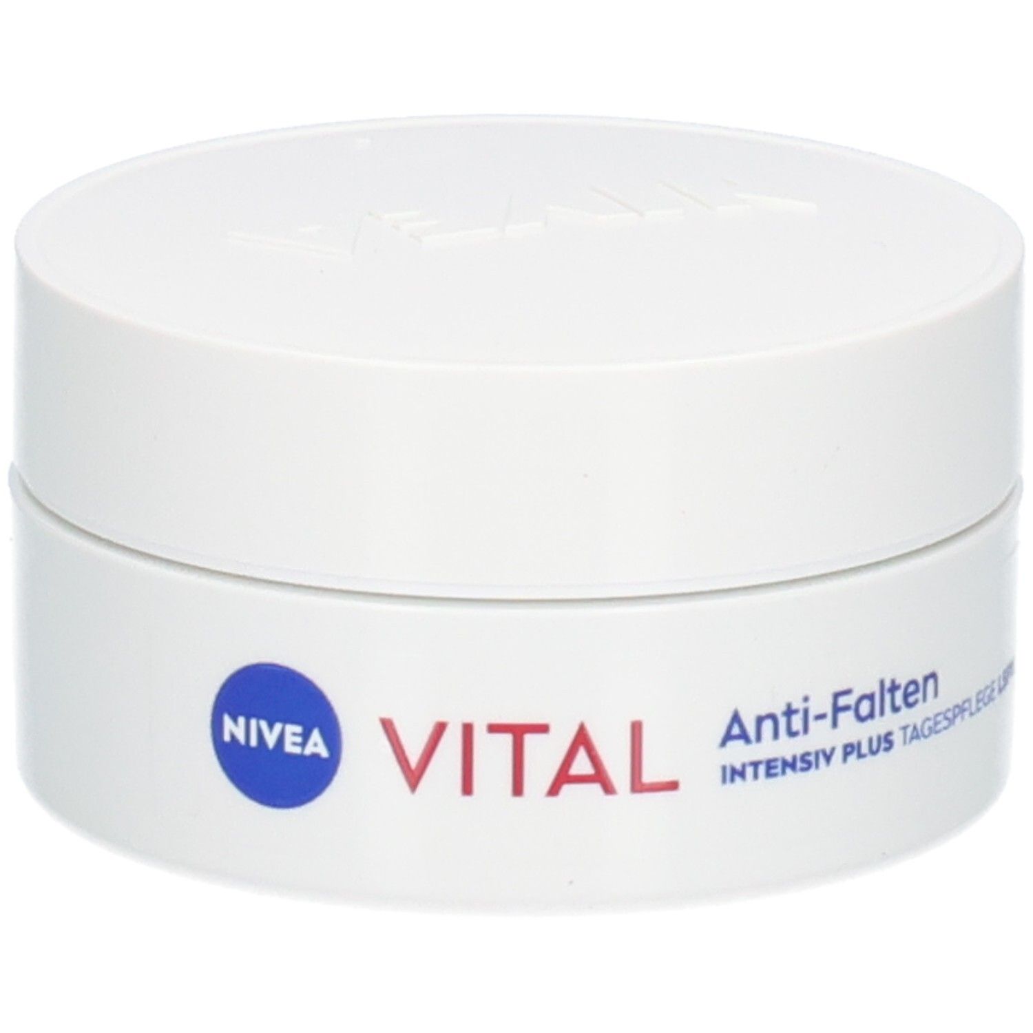 Vorderansicht des NIVEA Vital Anti-Falten Intensiv Plus Tagespflege LSF 15 Tiegels.
