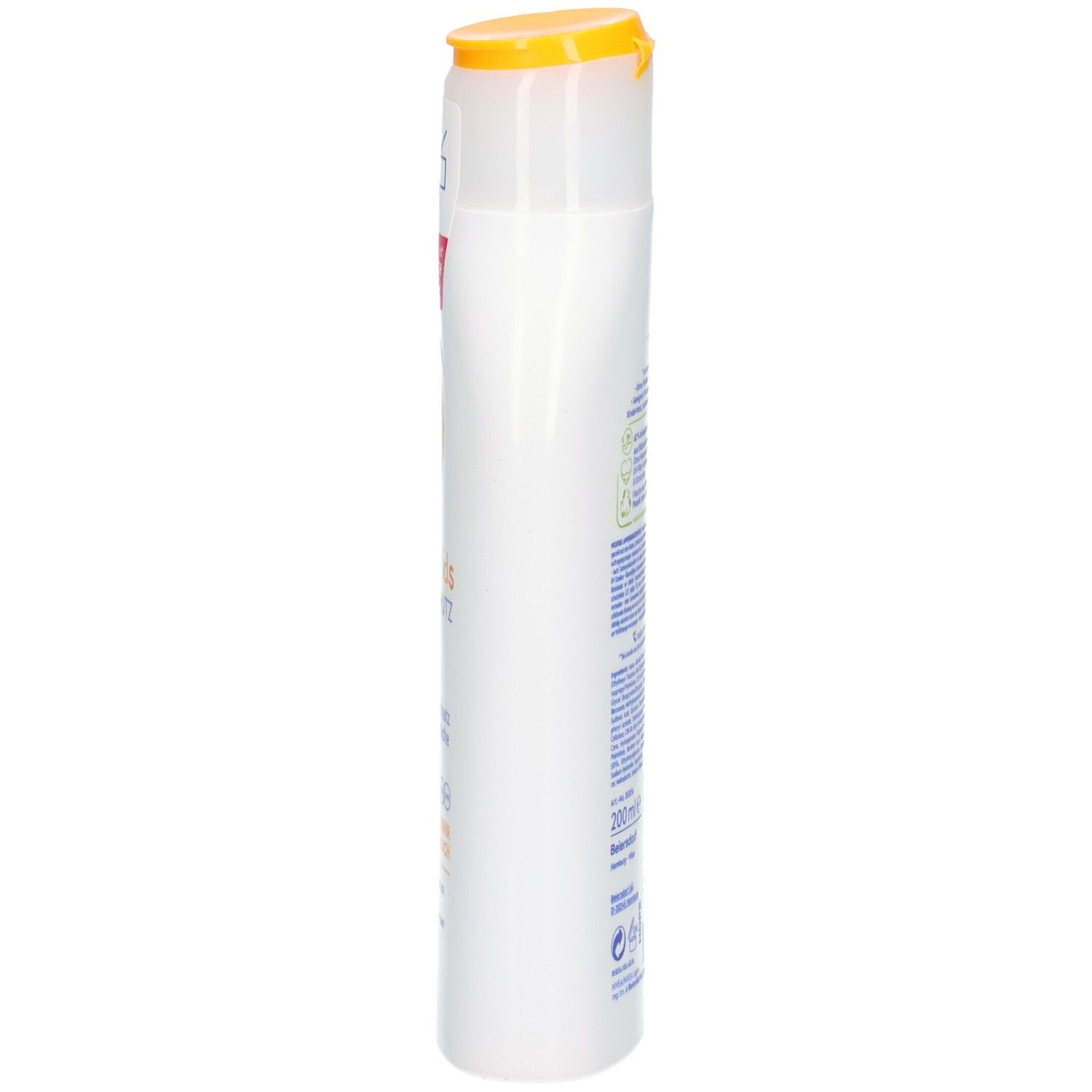 Nivea Sun Babys & Kids Sensitiv Schutz Lotion, 50+ LSF, Seitenansicht.