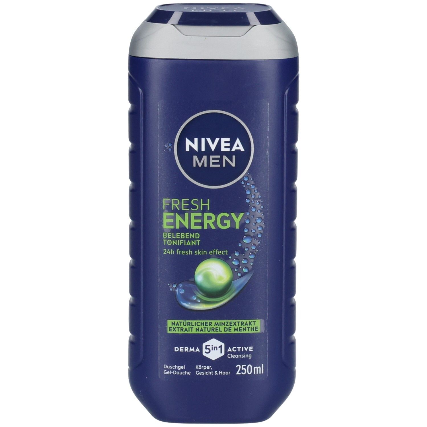 Nivea Men Fresh Energy Duschgel, 250ml, mit Minzextrakt.