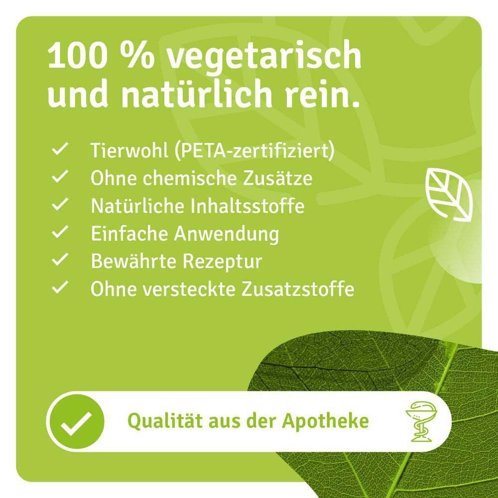 Casida Balsame sind 100% vegetarisch und natürlich rein. Siegel für Tierwohl, ohne chemische Zusätze.