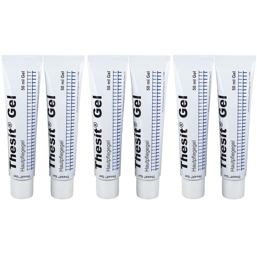 Sechs Tuben Thesit® Gel, 50 ml.