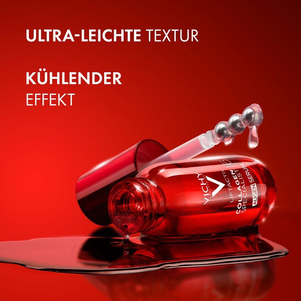 Vichy Liftactiv Collagen Specialist 16 Augenserum mit ultra-leichter Textur.