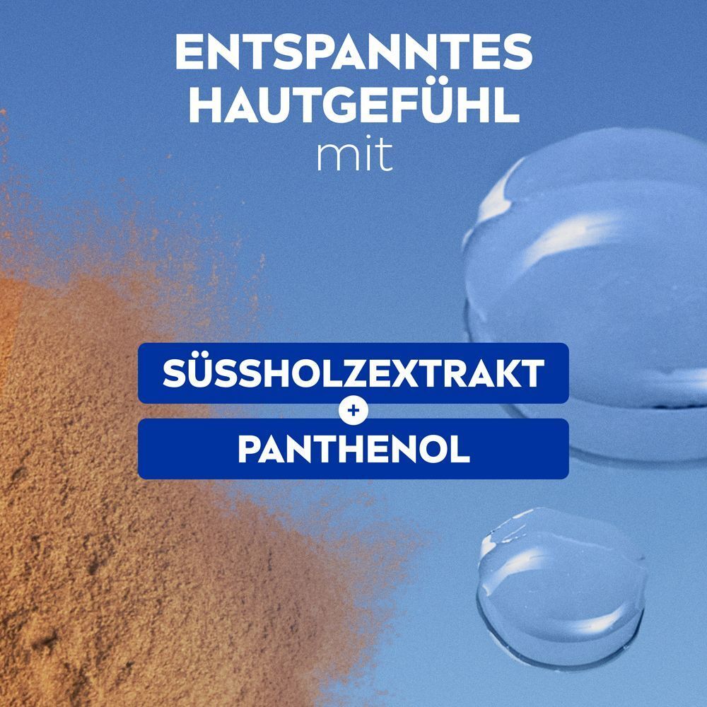 Zutaten: Süßholzextrakt + Panthenol. NIVEA Reinigungstücher Beruhigend für ein entspanntes Hautgefühl.