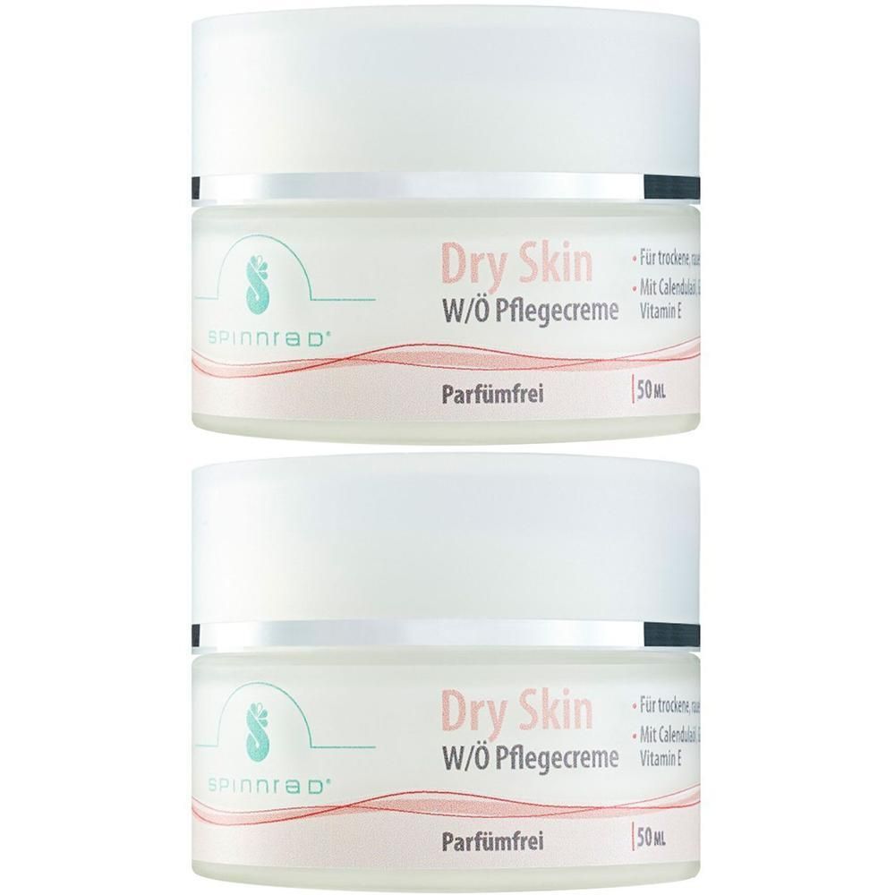 Zwei Spinnrad® Dry Skin W/Ö Pflegecreme Tiegel, parfümfrei, 50ml.