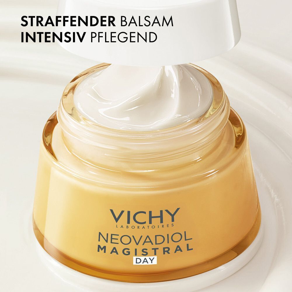 Vichy Neovadiol Magistral Tag Tiegel mit straffendem, pflegendem Balsam.