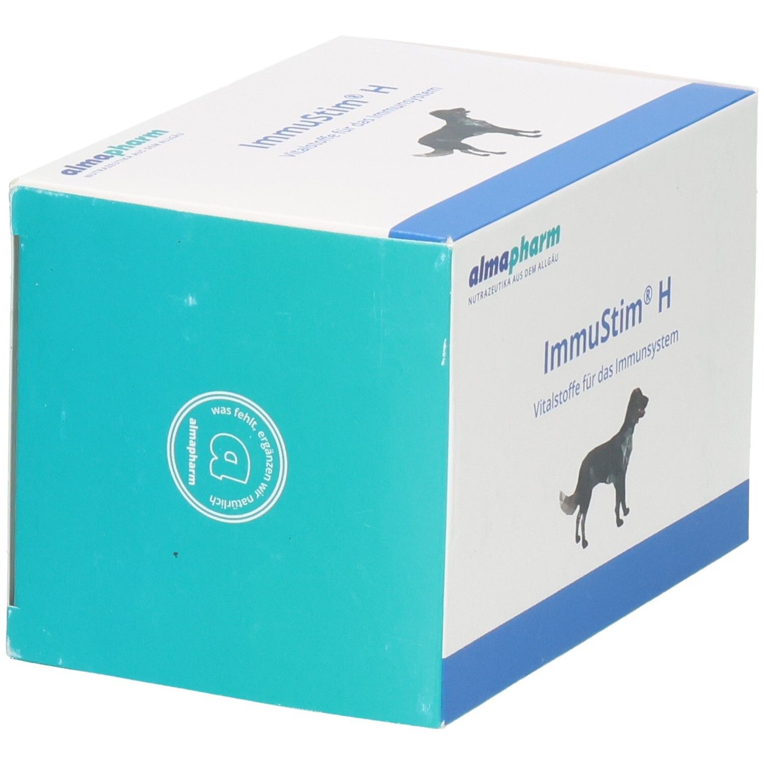 Almapharm Gelatox Kapseln mit grünem Deckel. Enthält Nährstoffe für Gelenke und Knorpel.