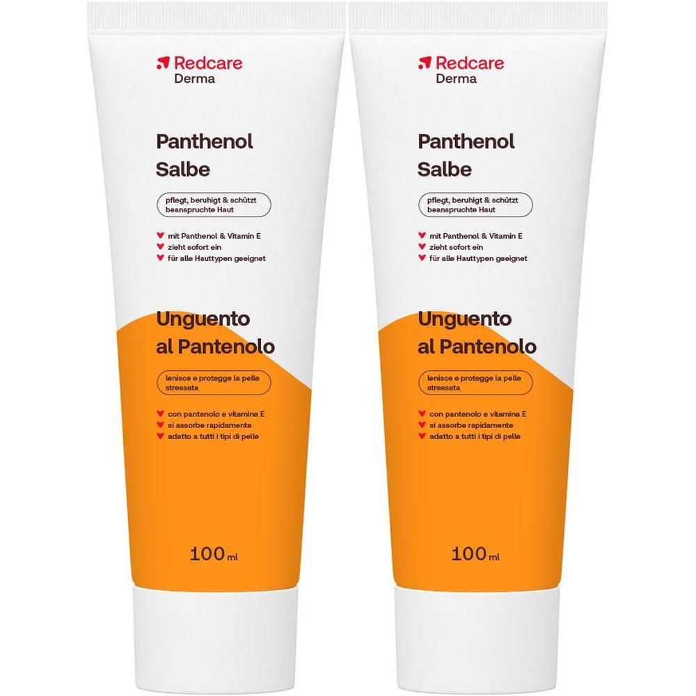 Zwei Tuben Redcare Derma Panthenol Salbe, 100ml.