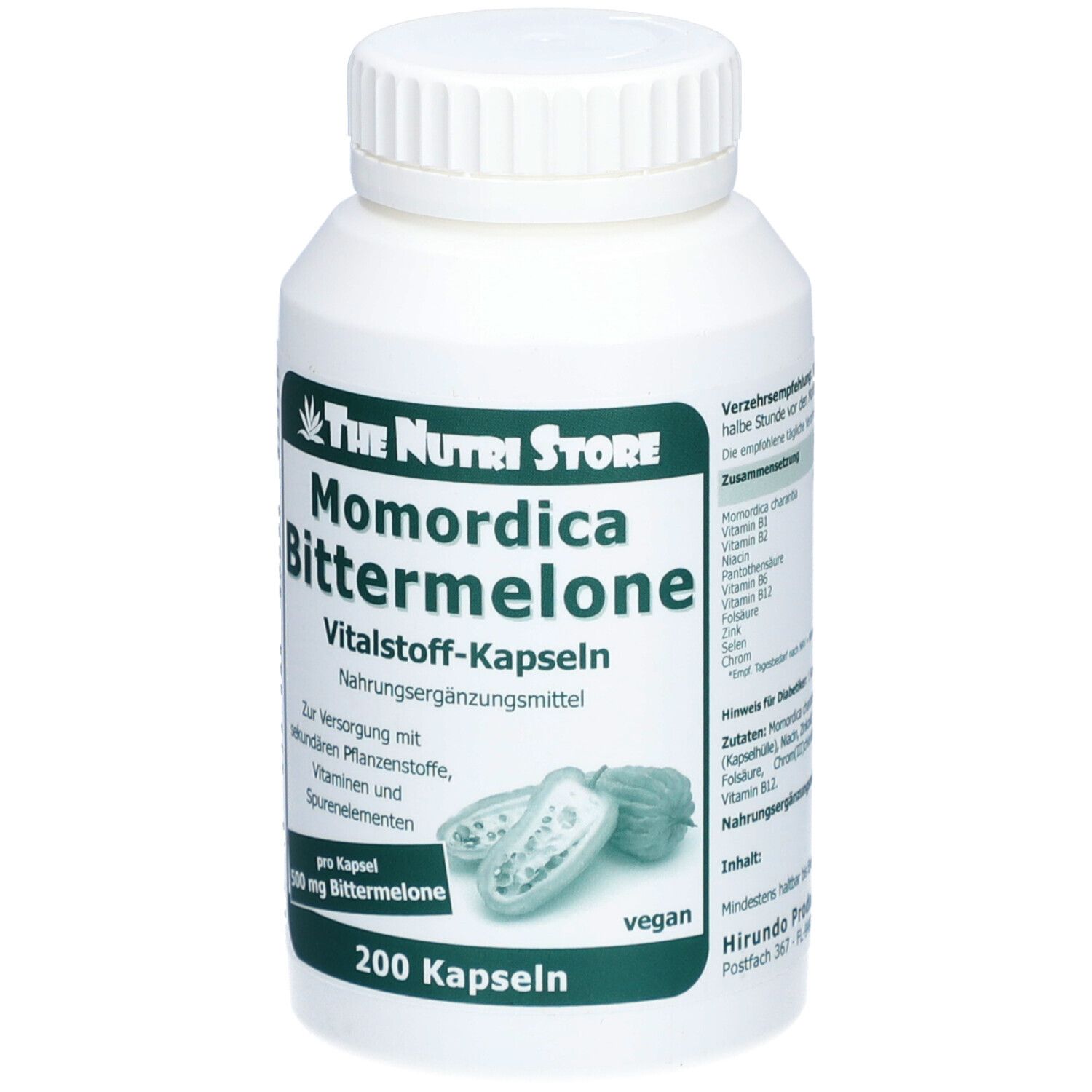 BITTERMELONE 500 mg vegetarisch Kapseln