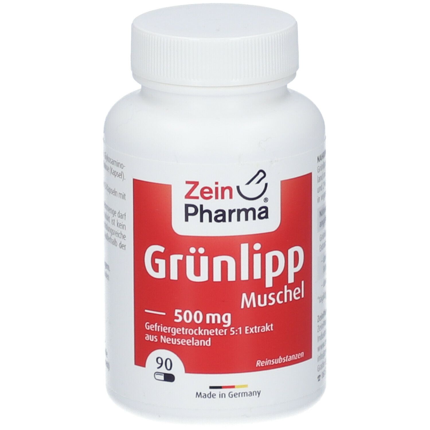 ZeinPharma® Grünlippmuschel Kapseln 500 mg