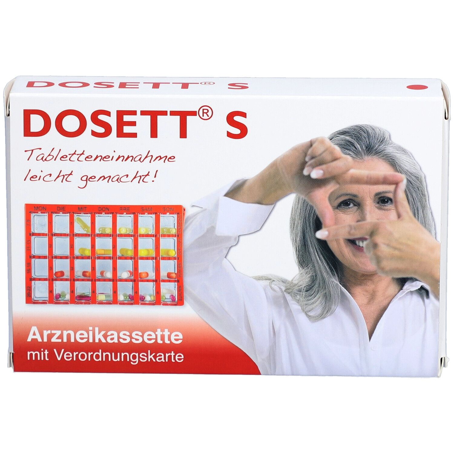 Dosett S Arzneikassette rot
