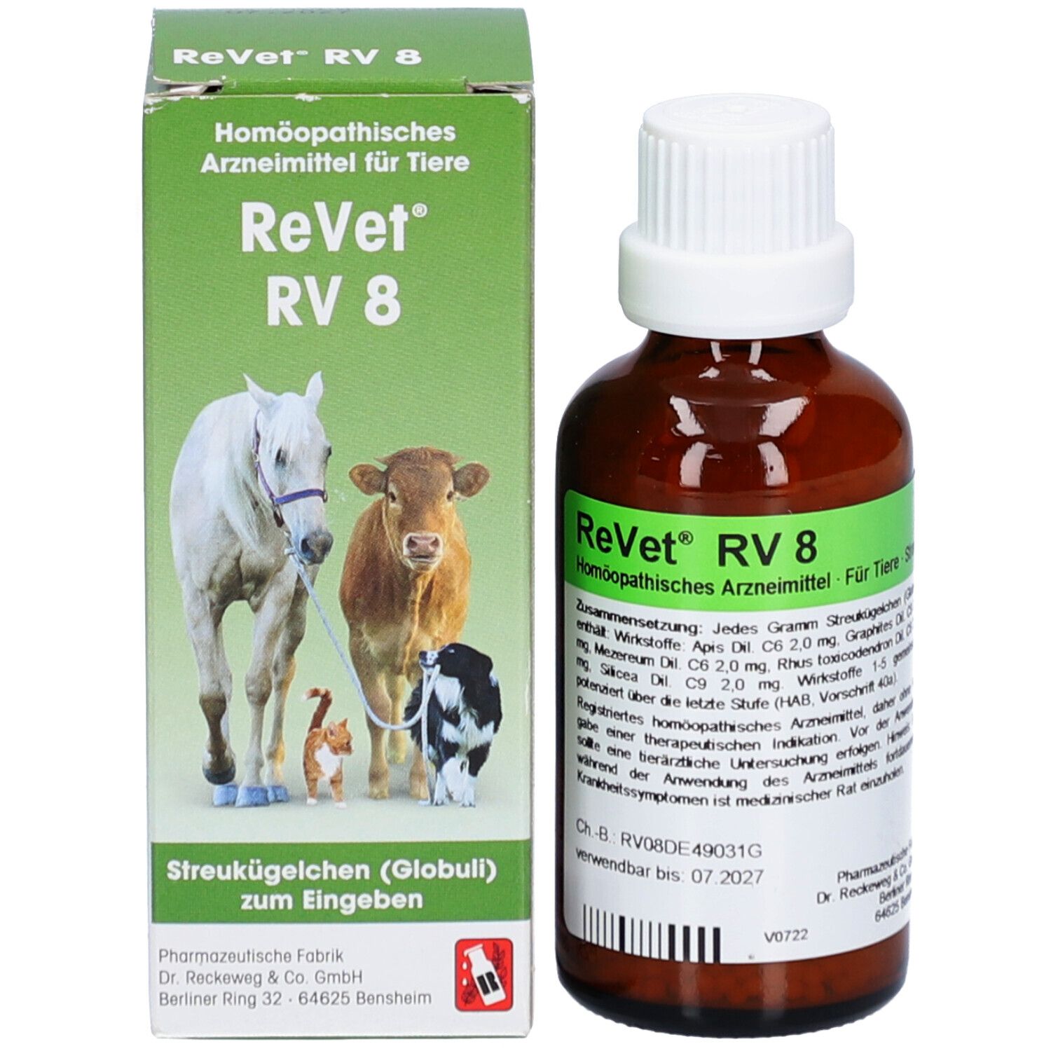 ReVet® RV 8 Globuli für Tiere