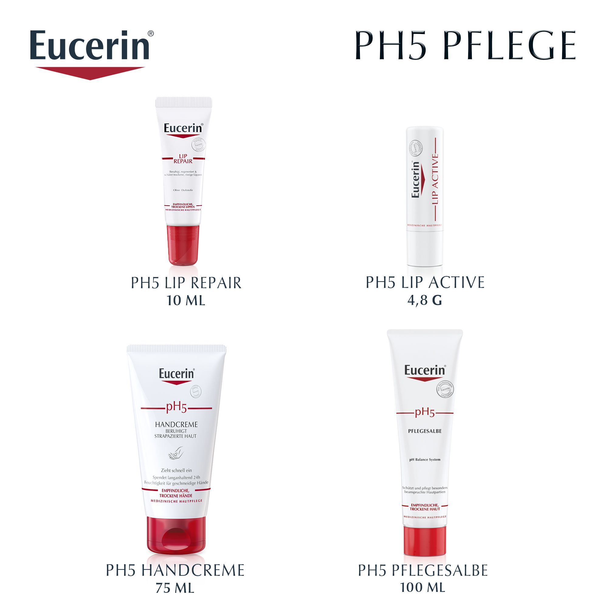 Eucerin® pH5 Pflegesalbe – Pflegt rissige und beanspruchte Haut & schützt vor Hautbelastungen- Jetzt 20 % sparen* mit eucerin20